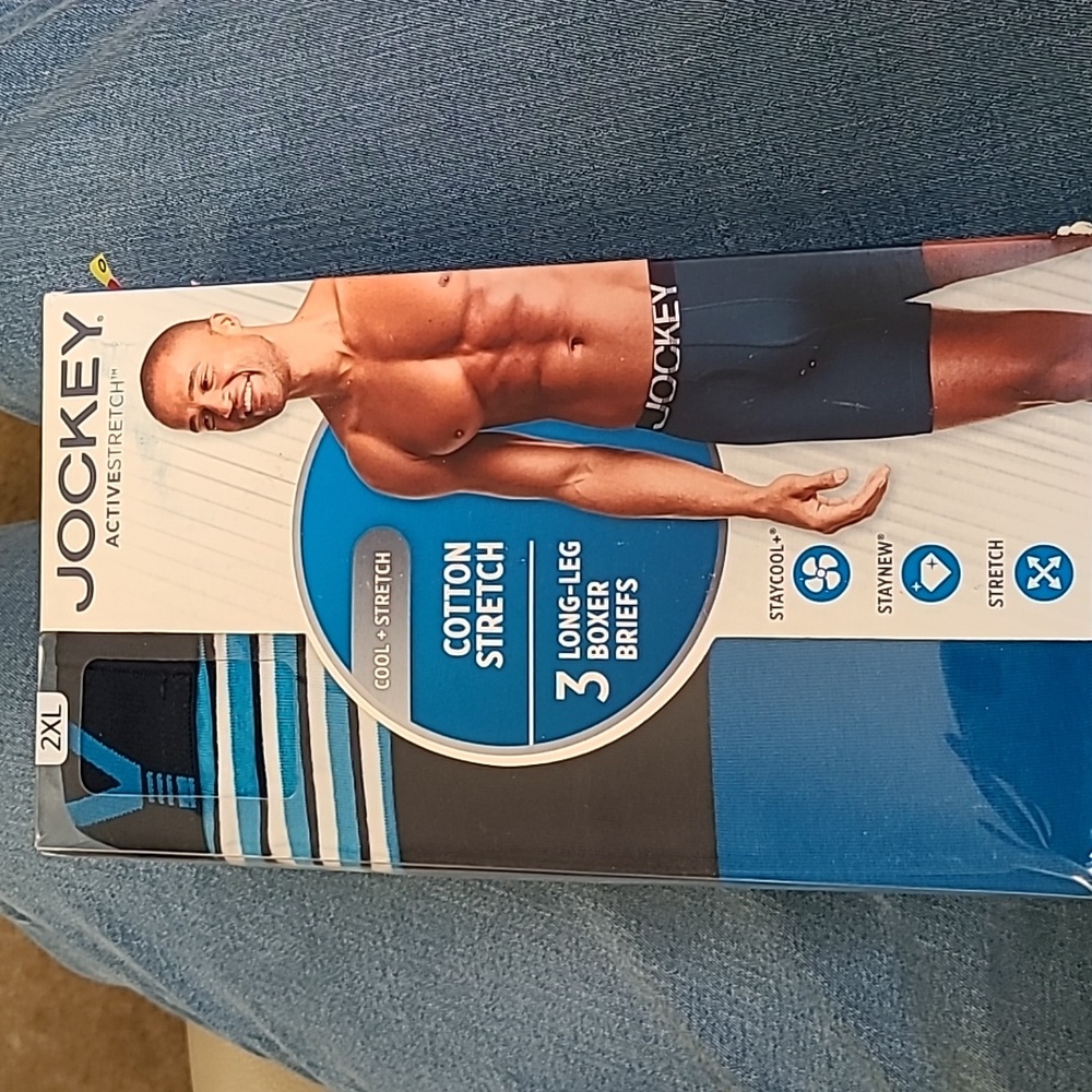 Mens Jockey boxer briefs 3 pack